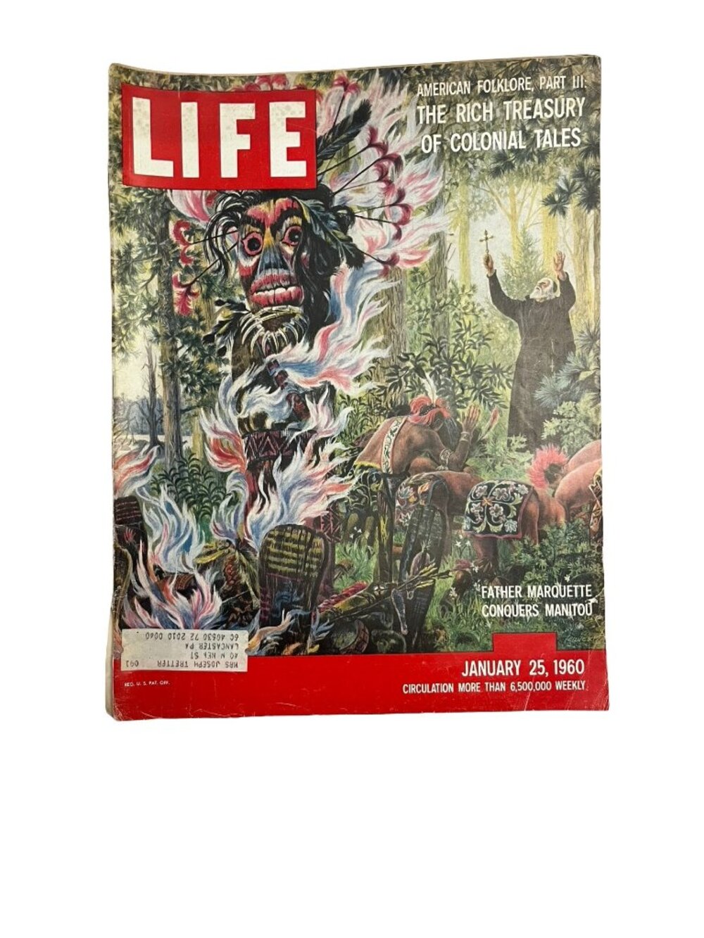 Life Magazine January 25 1960 American Folklore Issue Vintage Ads Coca Cola GMC
